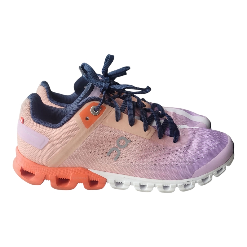 ON Women's Cloud X Sneaker, 6.5, Rose Fuiji - Picture 8 of 9
